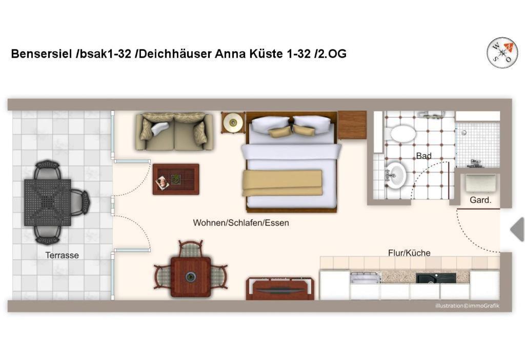 Deichhaeuser Anna Kueste Deichhaeuser Anna Kueste 1-32 Бензерзиль Экстерьер фото
